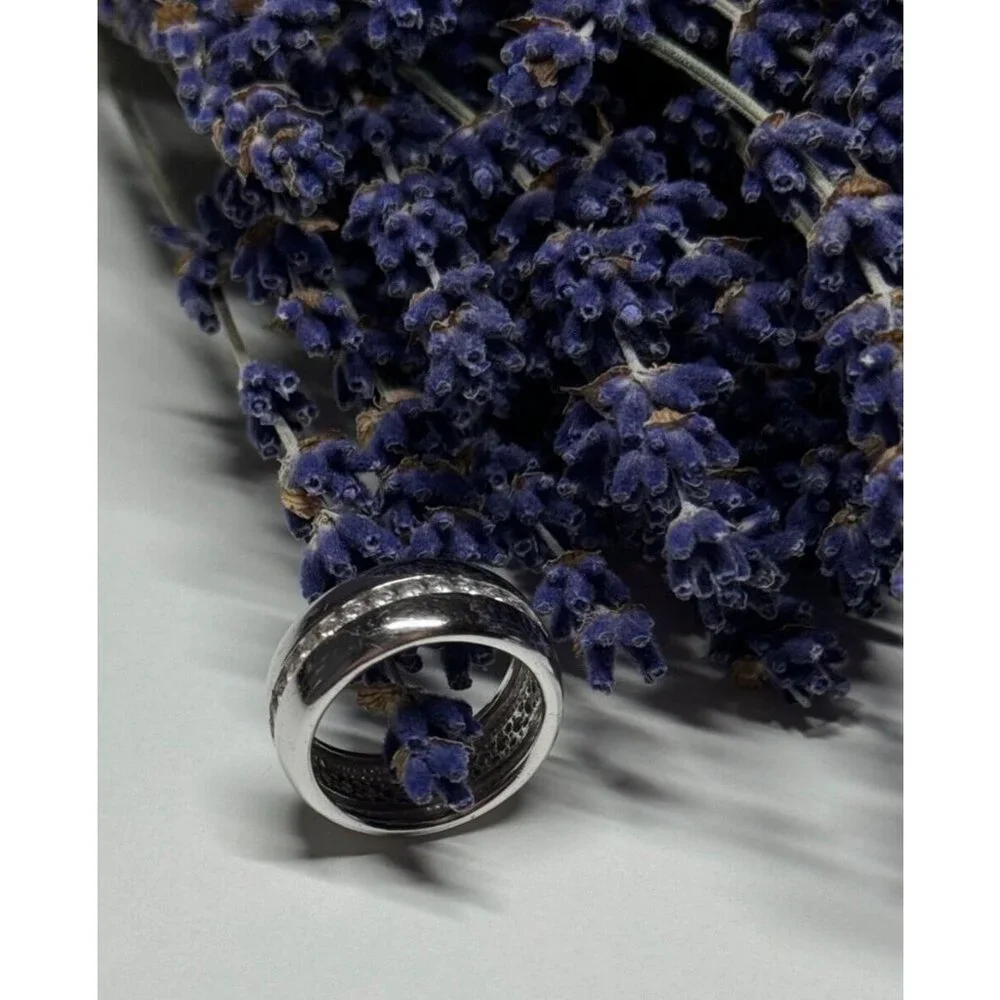 925 STERLING SILVER CZ RING SIZE 6